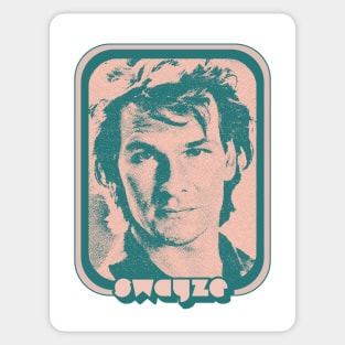 Patrick Swayze // Retro 80s Fan Aesthetic Design Sticker